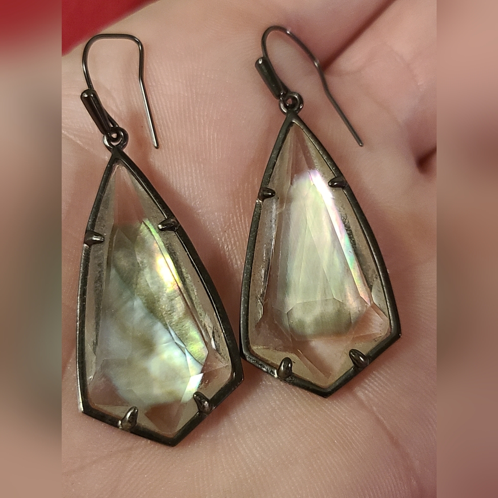 Kendra Scott Abalone Earrings - Picture 3 of 3